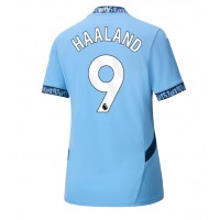 Billiga Manchester City Erling Haaland #9 Hemma fotbollskläder Dam 2024-25 Kortärmad